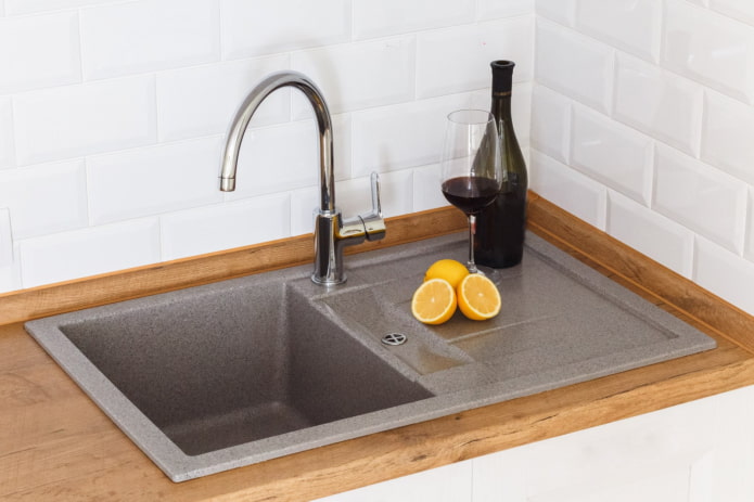 sink with artificial stone drainer artificial stone sink