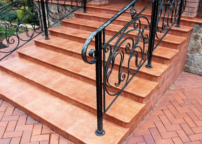 porch with clinker tiles porch with clinker tiles