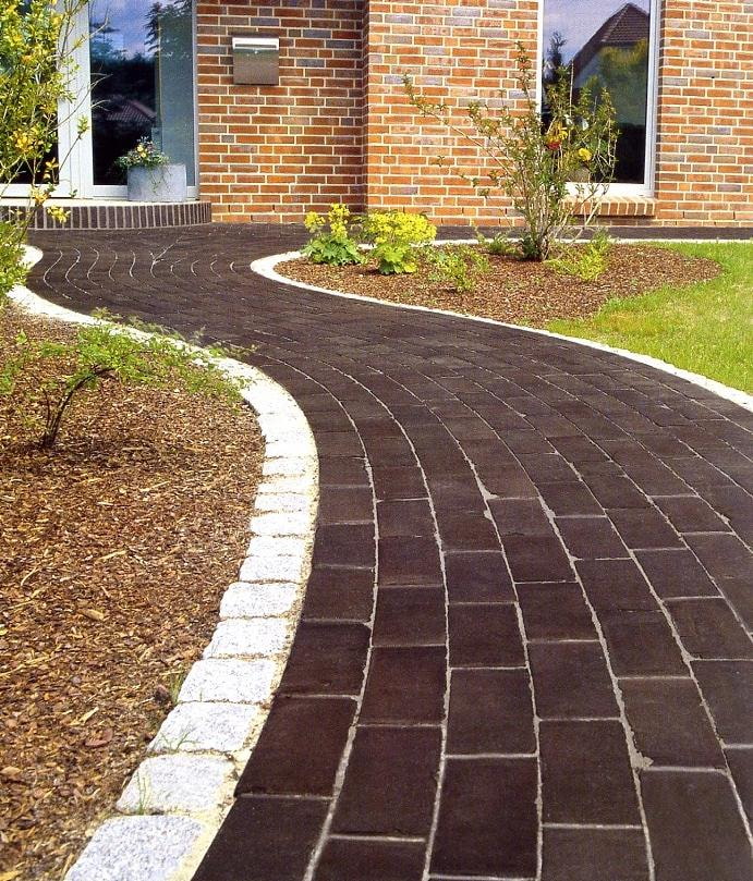 walkway with clinker tiles walkway with clinker tiles