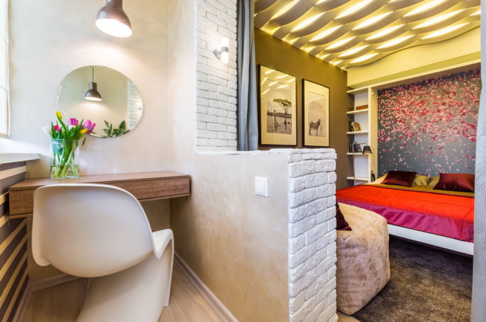 slopes with plaster tiles in the interior slopes with plaster tiles in the interior