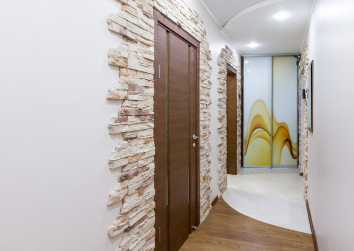 gypsum tiles around the door in the interior gypsum tiles around the door in the interior