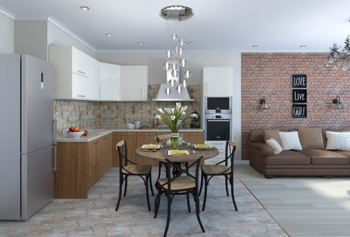 combination of laminate and tiles in the interior combination of laminate and tiles in the interior