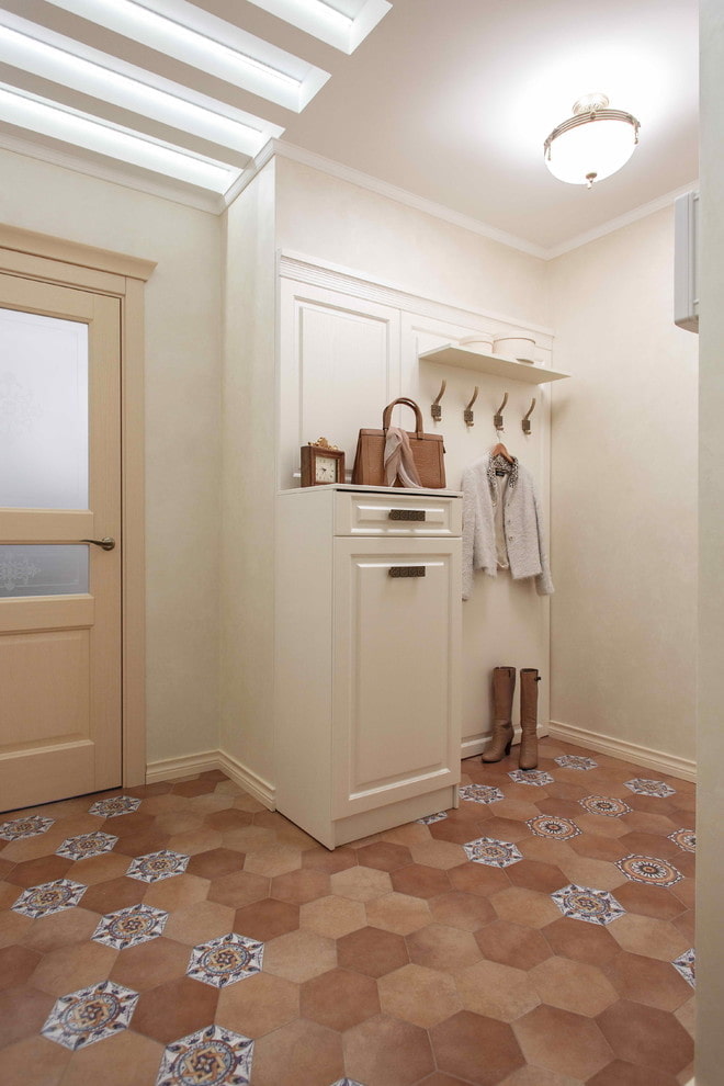 hexagon shaped floor tiles