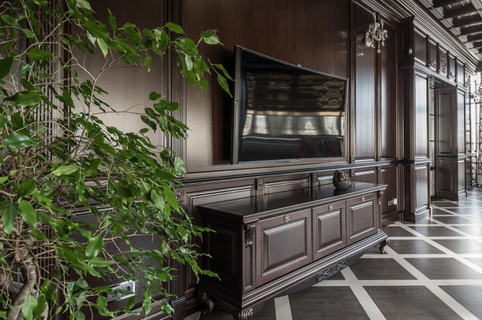 tv stand in classic style interior tv stand in classic style interior