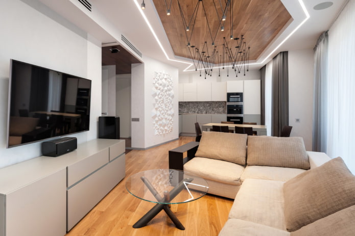 TV stand in modern interior TV stand in modern interior