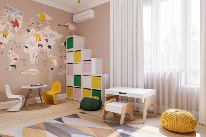 wardrobe in the interior of the nursery wardrobe in the interior of the nursery