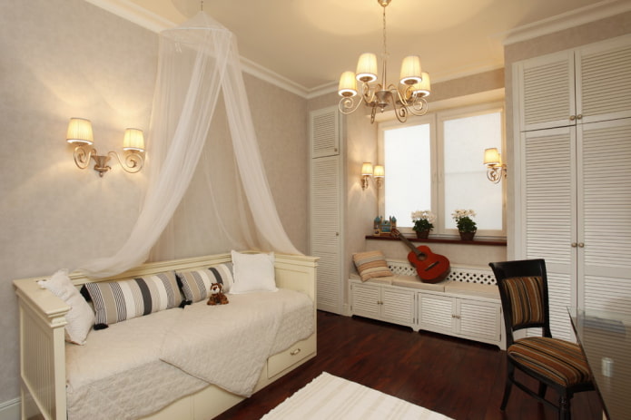 lockers around the window in the interior of the nursery lockers around the window in the interior of the nursery