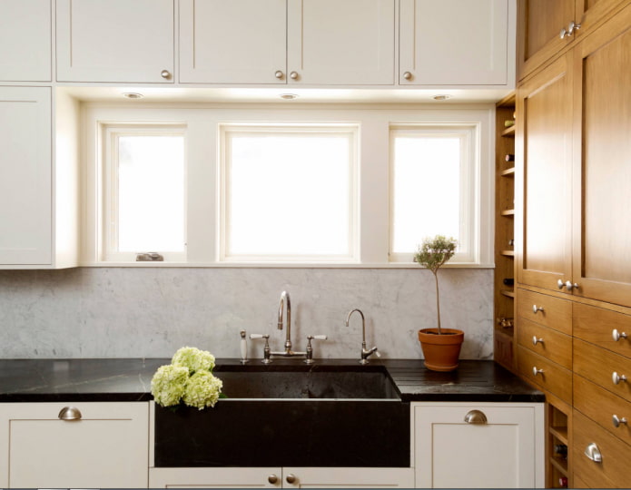 wardrobe above the window in the interior wardrobe above the window in the interior