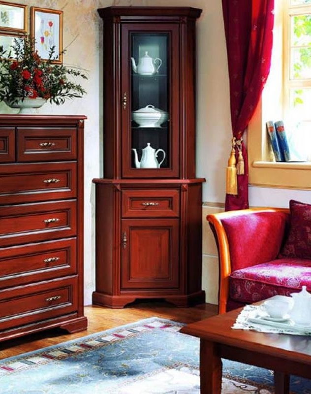 corner cabinet for dishes in the interior of the hall corner cabinet for dishes in the interior of the hall