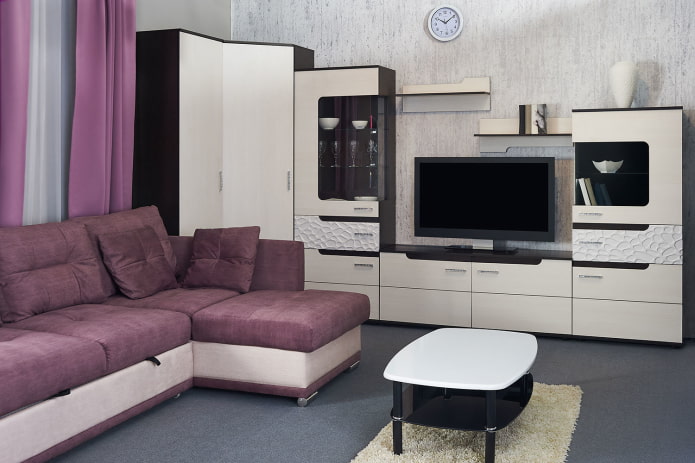 corner modular wardrobe in the interior of the hall corner modular wardrobe in the interior of the hall