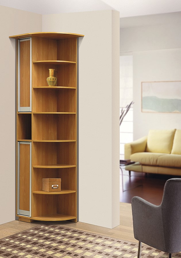 corner cabinet-pencil case in the interior of the hall corner cabinet-case in the interior of the hall