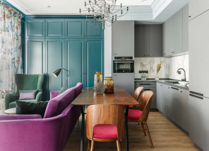 corner kitchen set in the interior corner kitchen set in the interior