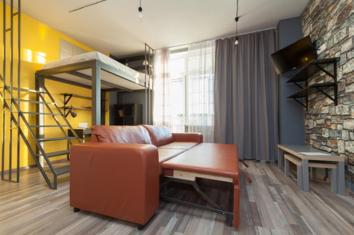 furniture in the studio in an industrial style furniture in the studio in an industrial style