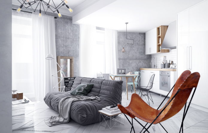 studio interior in industrial style studio interior in industrial style