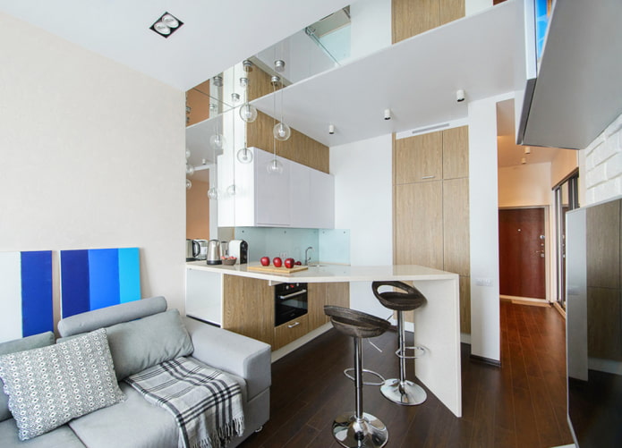 Mirrors in the studio