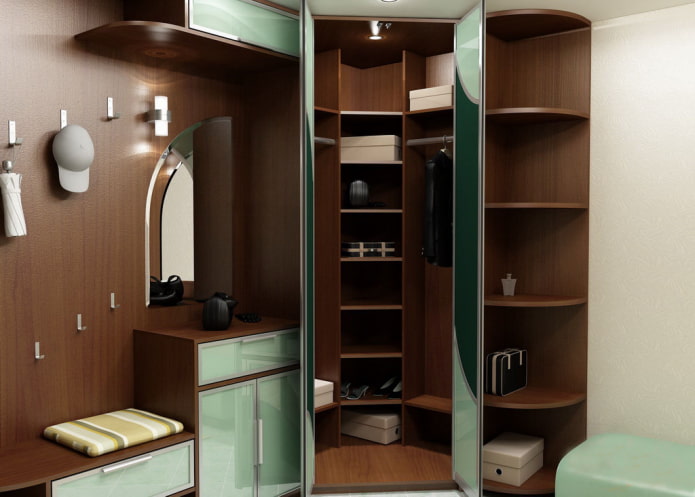 internal filling of the cabinet