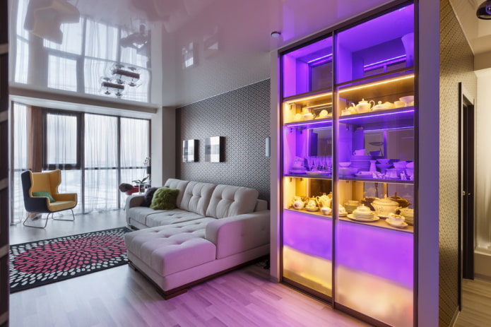cupboard in the interior of the hall cupboard in the interior of the hall