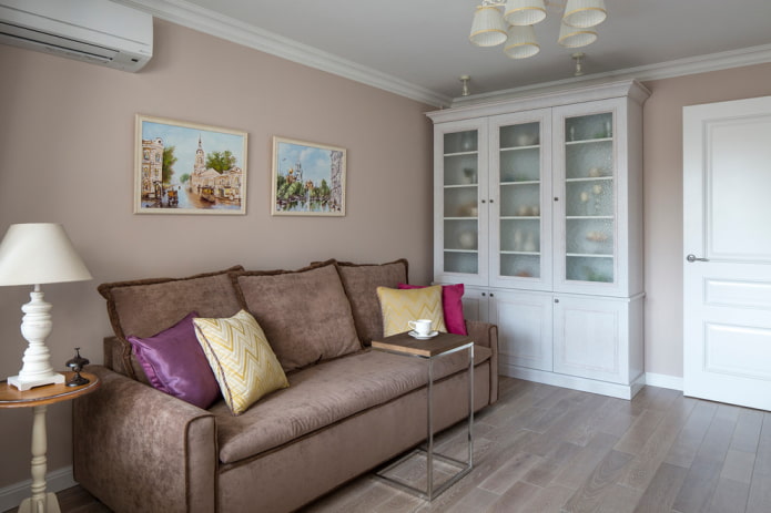 cupboard in the interior of the hall cupboard in the interior of the hall
