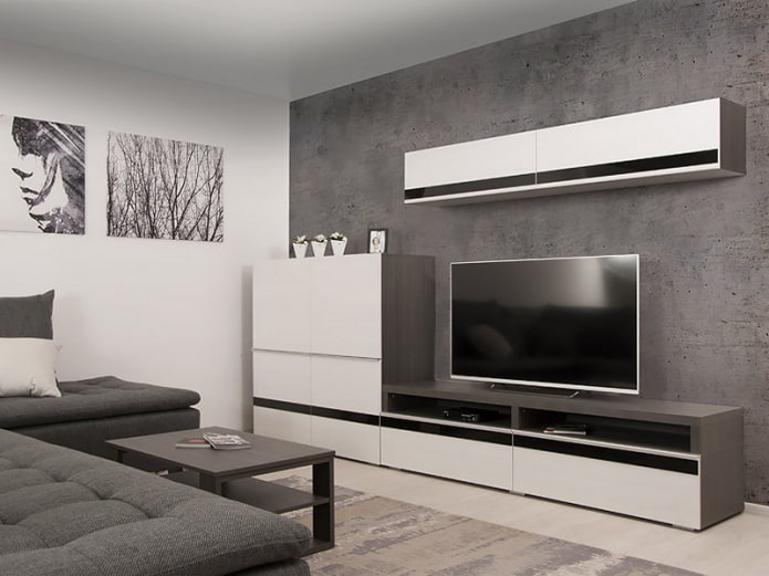 wardrobe in the interior of the hall in the style of minimalism wardrobe in the interior of the hall in the style of minimalism