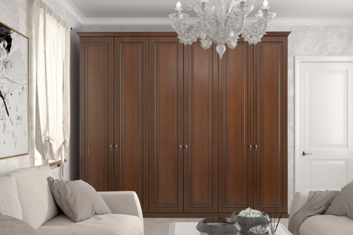 wardrobe in the interior of the hall wardrobe in the interior of the hall