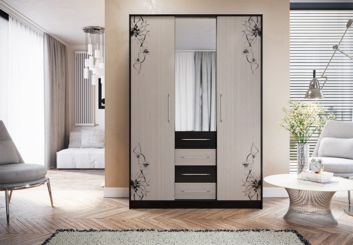 wardrobe in the interior of the hall wardrobe in the interior of the hall