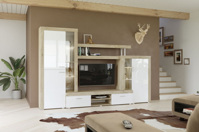 wardrobe in the interior of the hall in a modern style wardrobe in the interior of the hall in a modern style