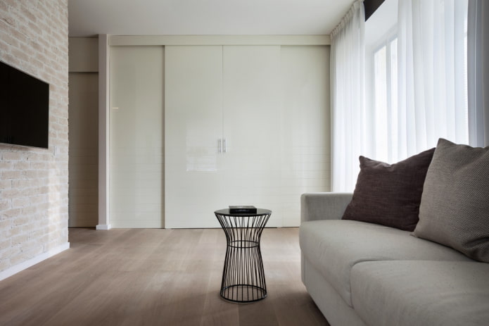 wardrobe in the interior of the hall wardrobe in the interior of the hall