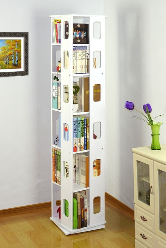 shelf-rack for books in the interior
