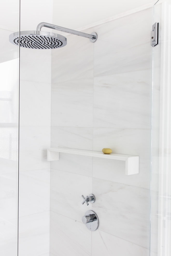 Artificial stone shelf