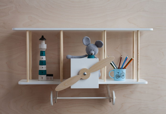 design of shelves in the interior of the nursery design of shelves in the interior of the nursery