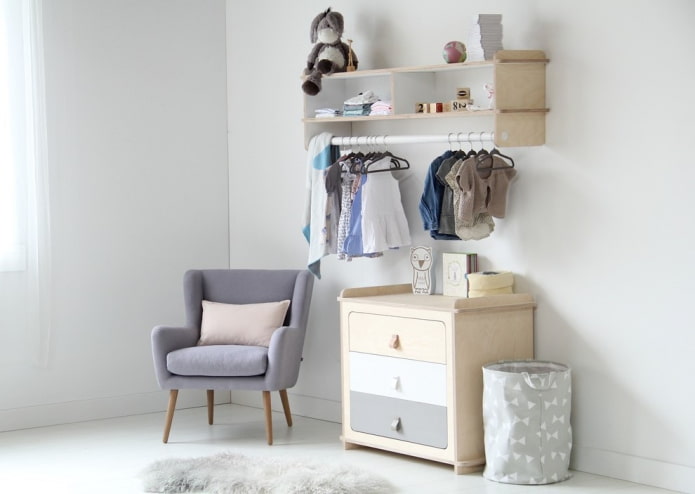 shelves for things in the interior of the nursery shelves for things in the interior of the nursery