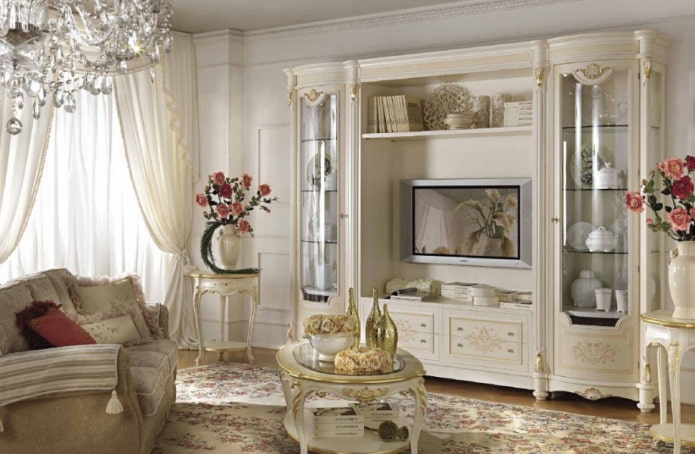 wall in the interior of the living room in a classic style wall in the interior of the living room in a classic style