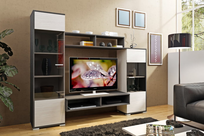 wall-slide in the interior of the living room wall-slide in the interior of the living room