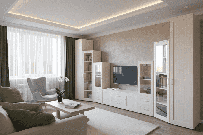 wall along the wall in the interior of the living room wall along the wall in the interior of the living room