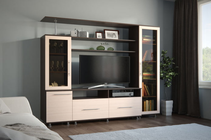 wall-slide in the interior of the living room wall-slide in the interior of the living room