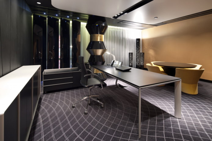 interior of the study in the style of minimalism interior of the study in the style of minimalism