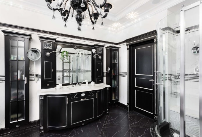 Curly black furniture on white background Curly black furniture on white background