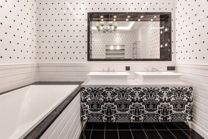 black and white bathroom black and white bathroom