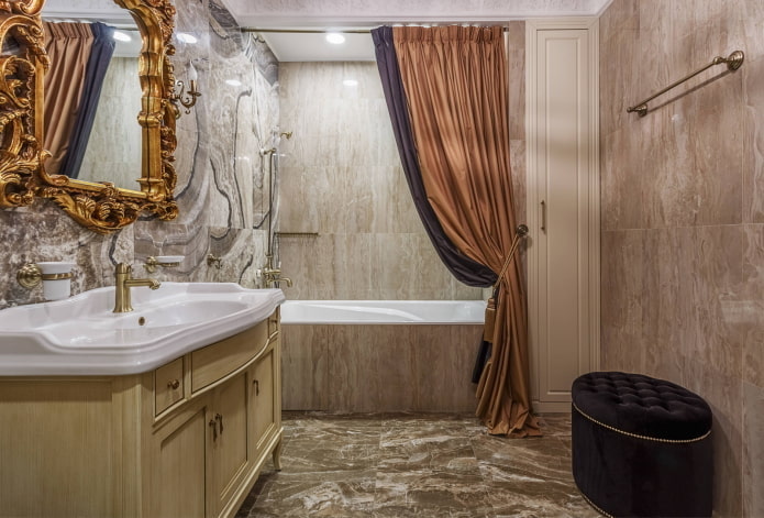bathroom in classic style