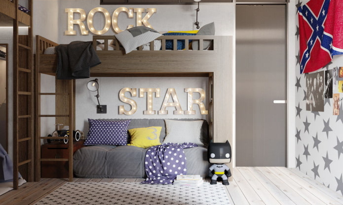 nursery furnishings for two boys