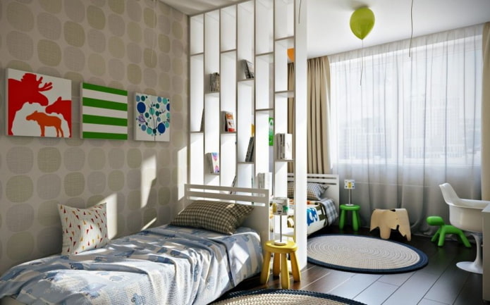 nursery for two boys of different ages