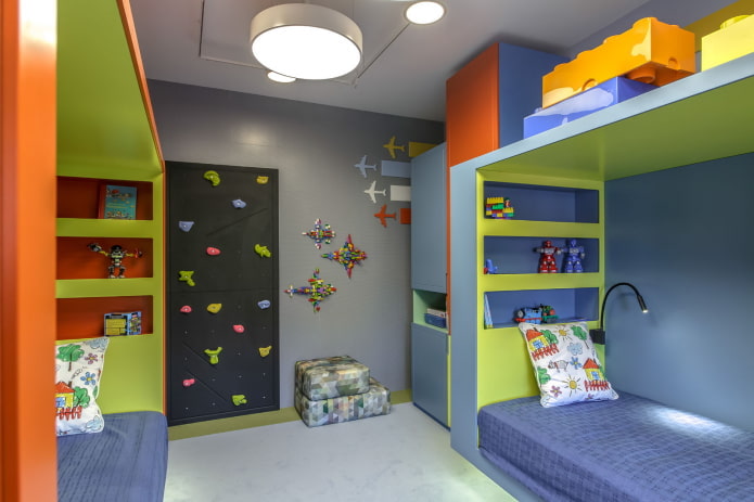 nursery zoning for two preschool boys