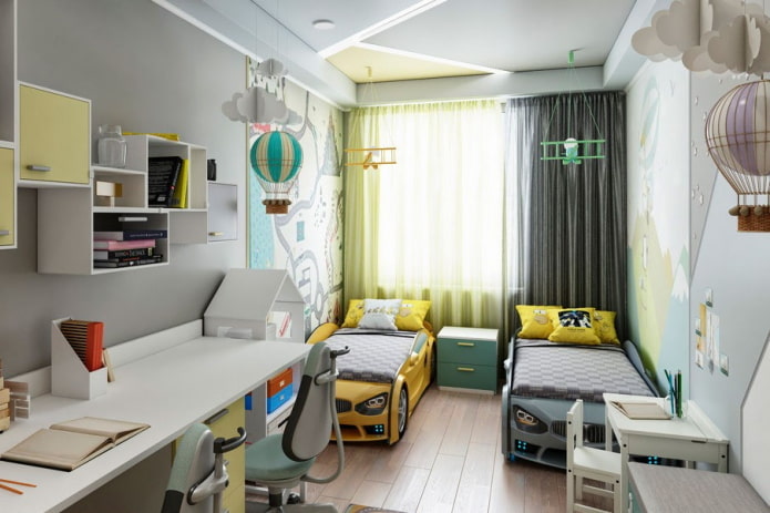nursery zoning for two preschool boys
