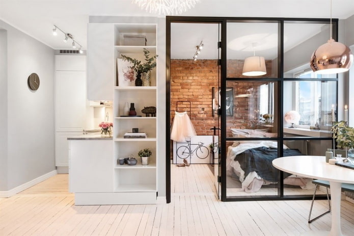 40 squares apartment in Scandinavian style 40 squares apartment in Scandinavian style