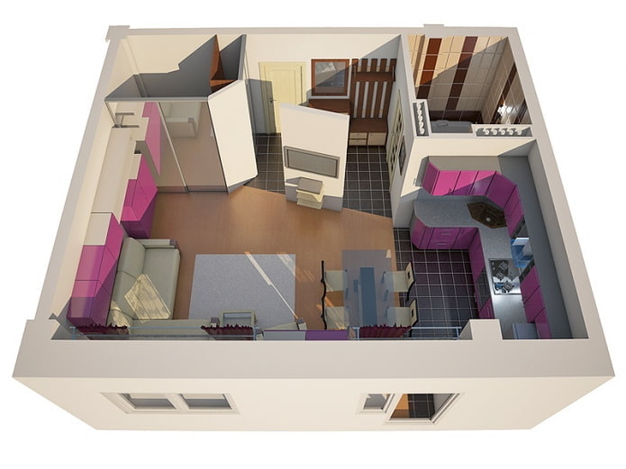 the layout of the apartment is 40 squares the layout of the apartment is 40 squares