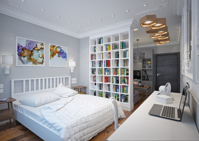 the interior of a studio apartment of 40 squares the interior of a studio apartment of 40 squares