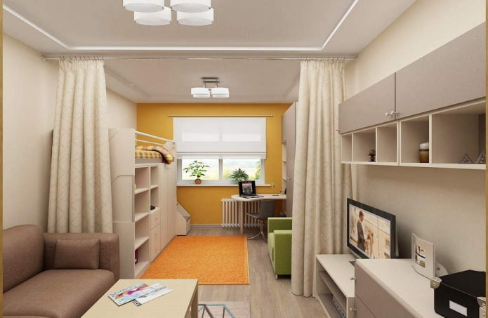 design of a nursery in the interior of an apartment of 40 squares design of a nursery in the interior of an apartment of 40 squares
