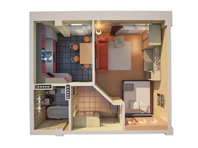 the layout of the apartment is 40 squares the layout of the apartment is 40 squares