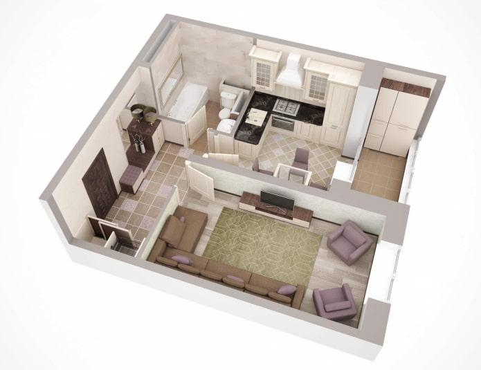 the layout of the apartment is 40 squares the layout of the apartment is 40 squares