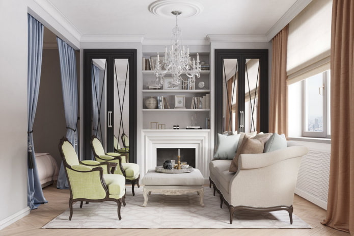 apartment of 35 squares in classic style apartment of 35 squares in classic style